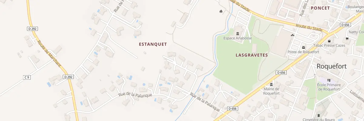Plan du 6 All Bel Air à Roquefort