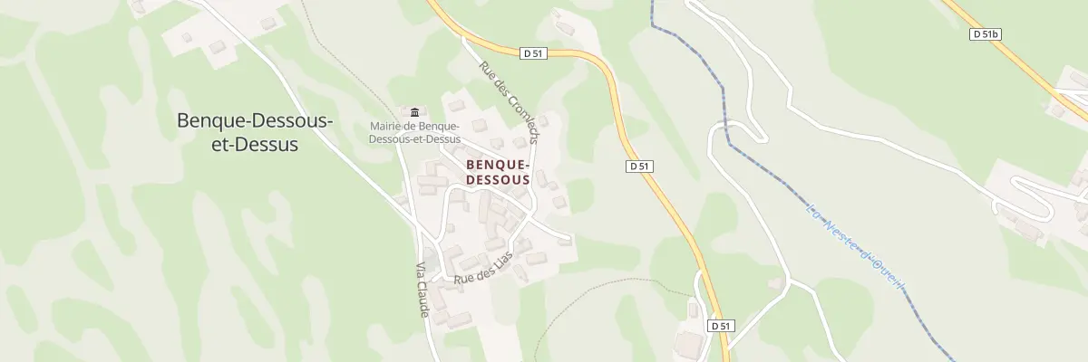 Plan du 13 Bernadech à Benque-Dessous-et-Dessus