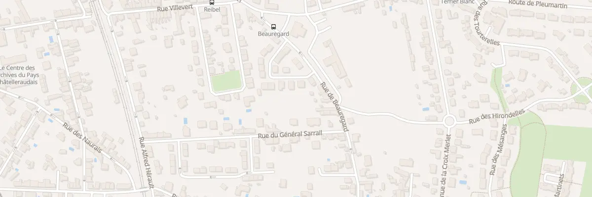 Plan du 45 Rue de Beauregard à Châtellerault