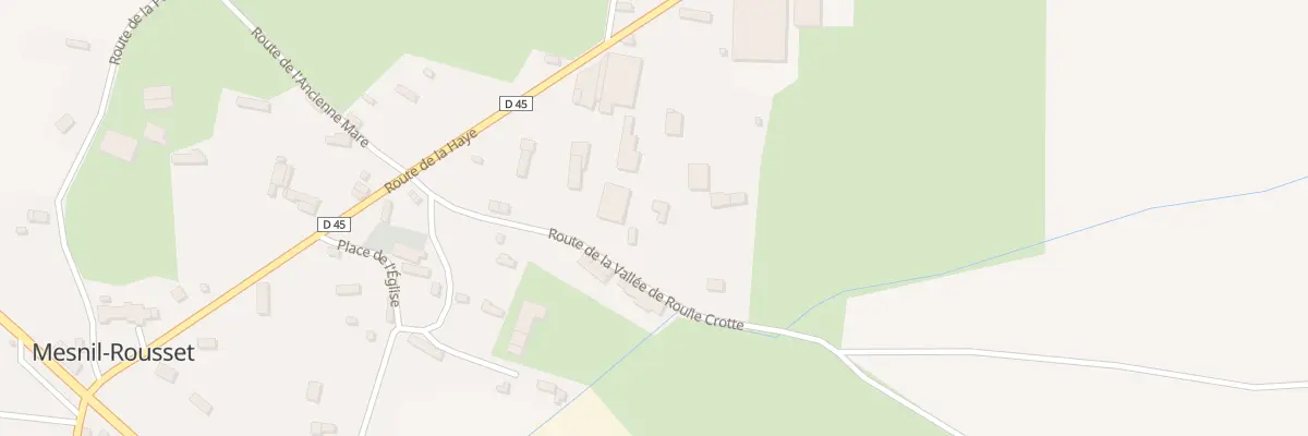 Plan du 169 Rte La Vallee de Roulle Crotte à Mesnil-Rousset