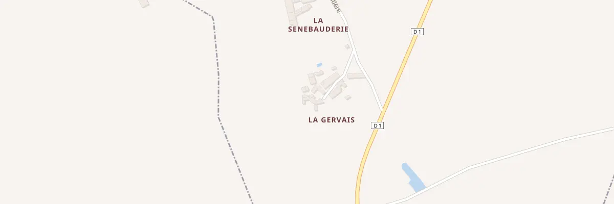 Plan du 4 La Gervaisière à La Chapelle-Moulière