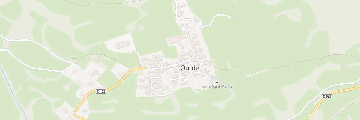 Plan du 5051 Le Village à Ourde