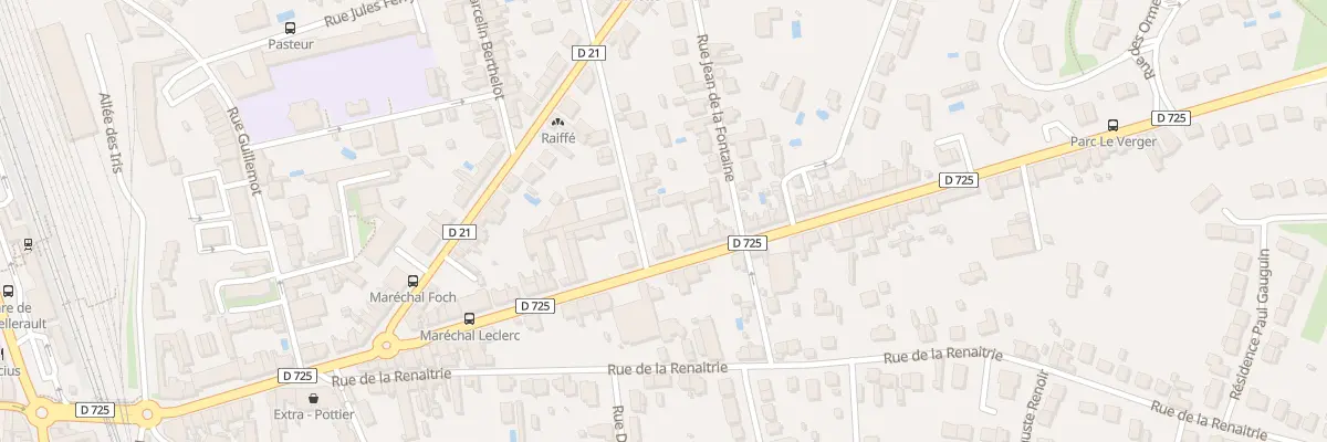 Plan du 61 Av Maréchal Leclerc à Châtellerault