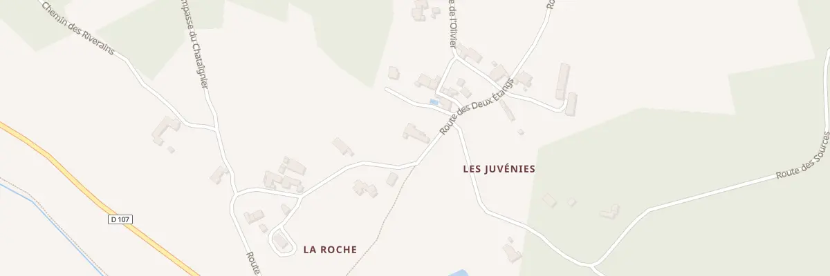 Plan du 11 Rte des Deux Etangs à Jaure