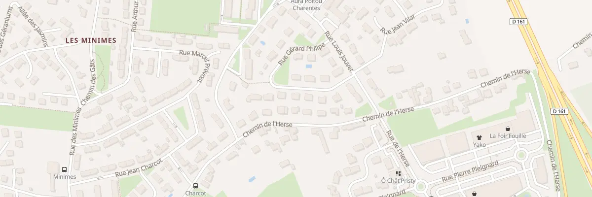 Plan du 9 Rue Gerard Philipe à Châtellerault
