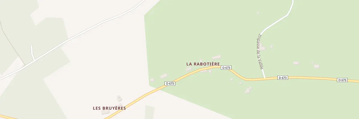 Plan du 48 La Rabotiere à Bonnefoi