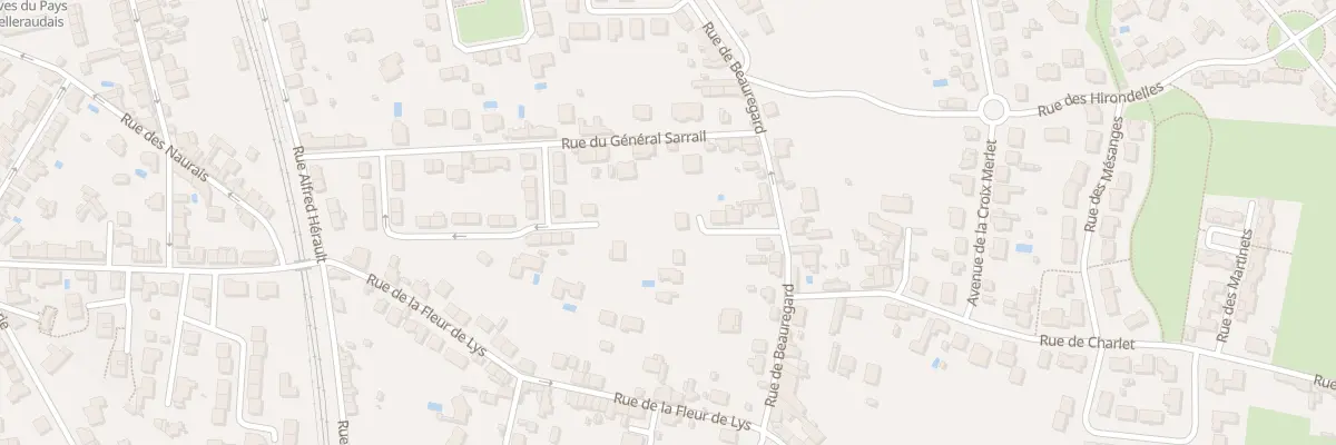 Plan du 21B Rue de Beauregard à Châtellerault