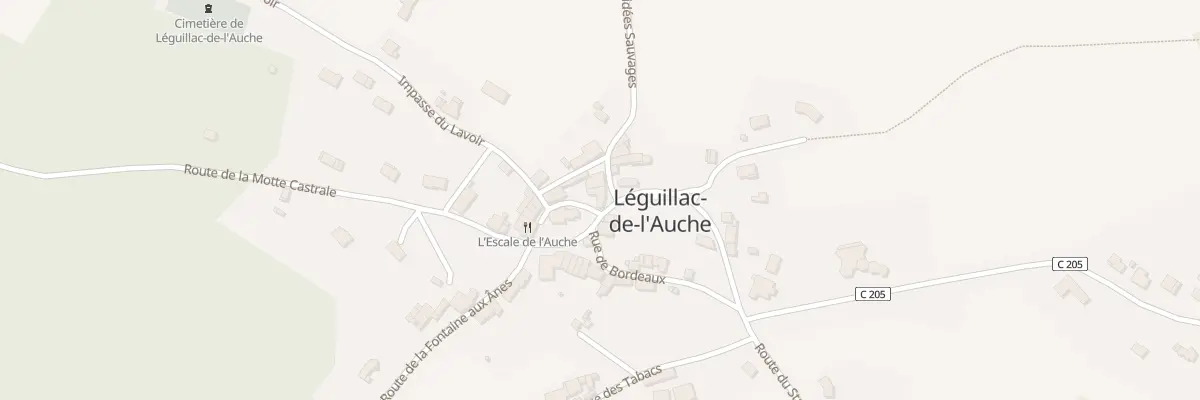 Plan du 8 Rue de l’Eglise à Léguillac-de-l’Auche