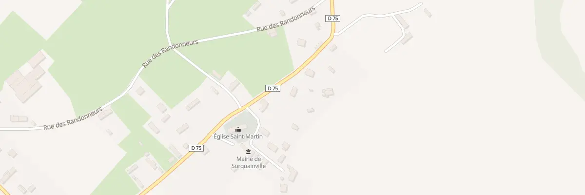 Plan du 9 Rue de l’Eglise à Sorquainville