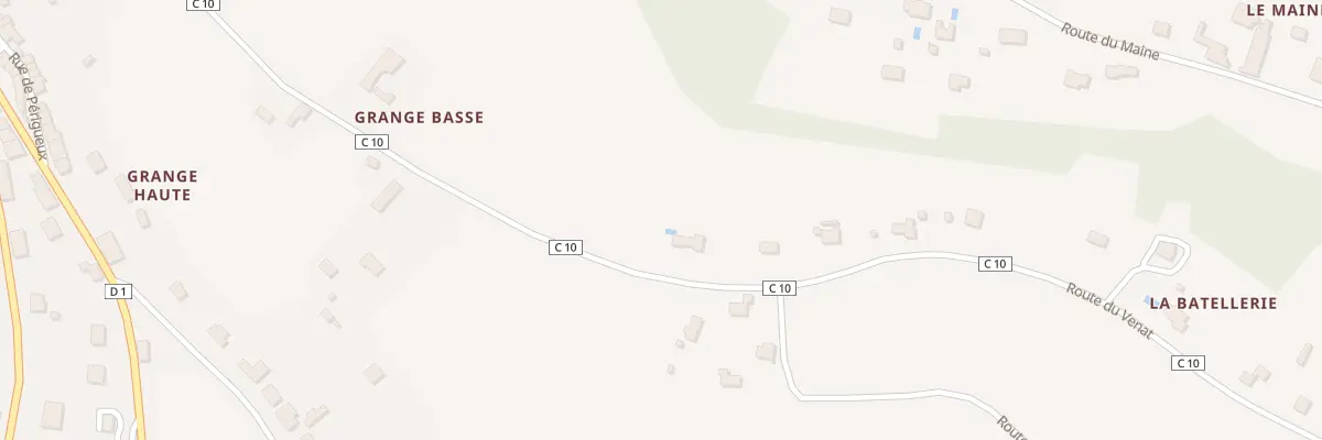Plan du 543 Rte du Venat à Lisle