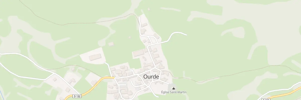 Plan du 5019 Le Village à Ourde