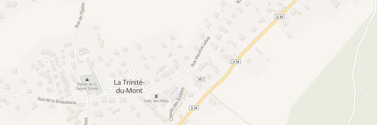 Plan du 5034 Le Village à La Trinité-du-Mont