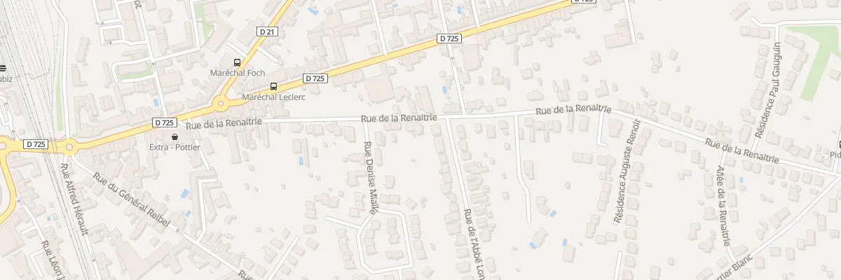 Plan du 54 Rue de la Renaitrie à Châtellerault