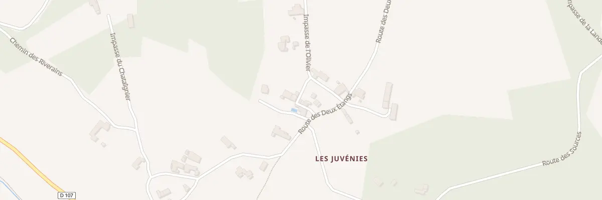 Plan du 24A Les Juvenies Ouest à Jaure