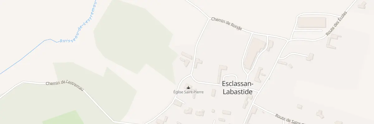 Plan du 554 Chem de Ronde à Esclassan-Labastide