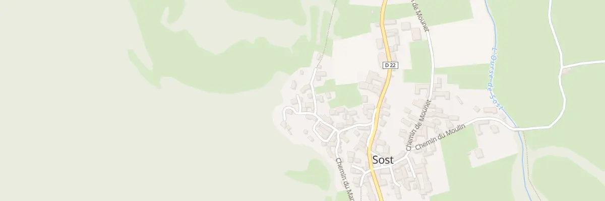 Plan du 5103 Village à Sost