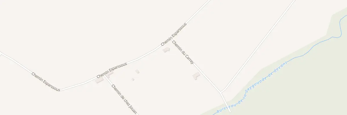 Plan du 6 Chem Esparssous à Cazaril-Tambourès