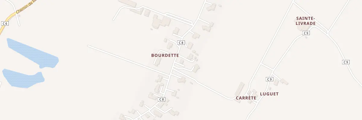 Plan du 38 Che de Lestagné à Brax