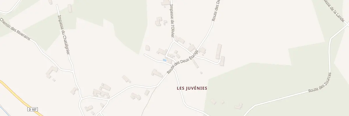 Plan du 15 Rte des Deux Etangs à Jaure