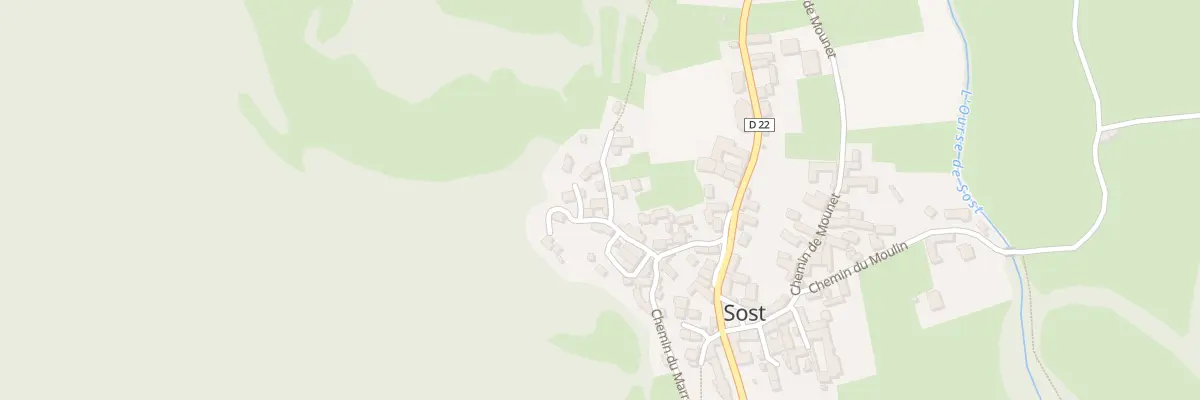 Plan du 5100 Village à Sost