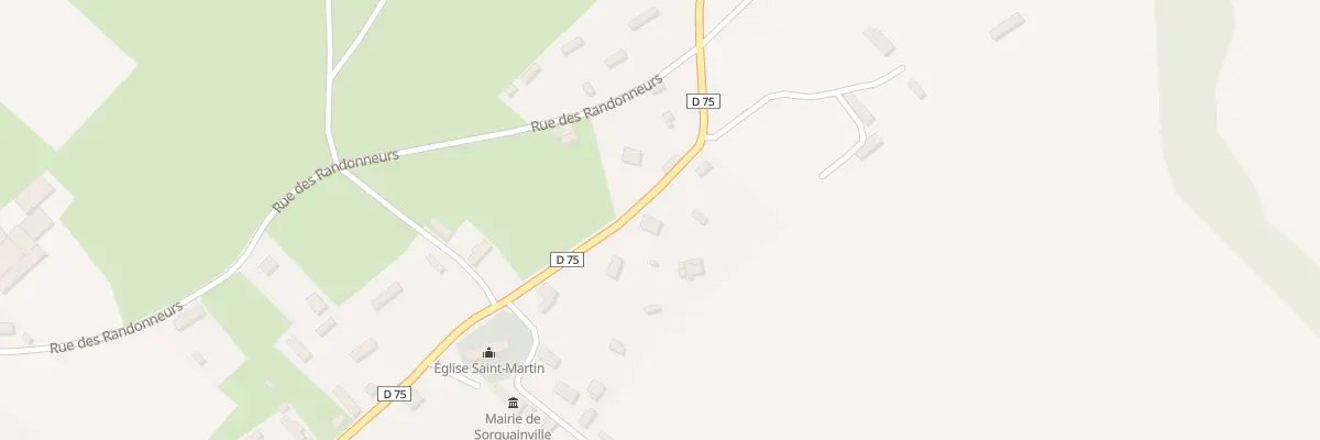 Plan du 13 Rue de l’Eglise à Sorquainville