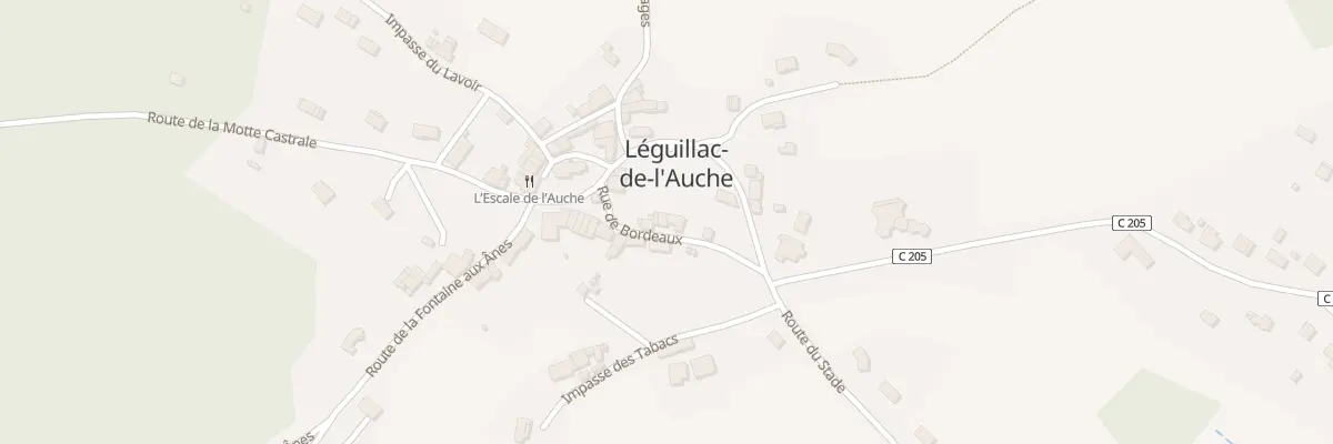 Plan du 75 Rue de Bordeaux à Léguillac-de-l’Auche