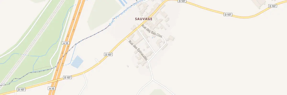 Plan du 15 Sauvage à Pussigny