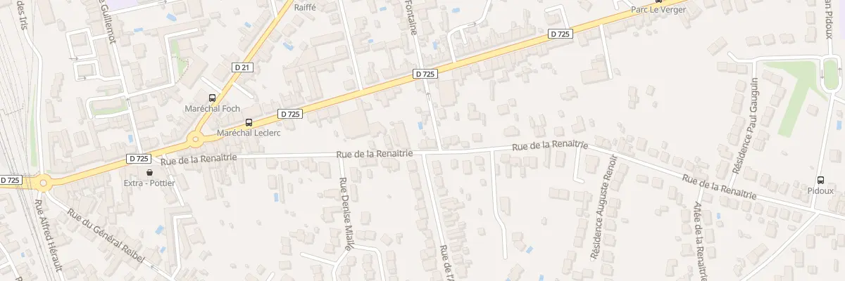 Plan du 51 Rue de la Renaitrie à Châtellerault