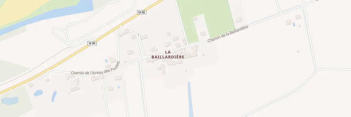Plan du 10 Che de la Baillardière à Berthenay