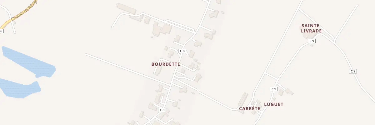 Plan du 40 Che de Lestagné à Brax