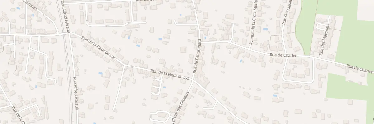 Plan du 5 Rue de Beauregard à Châtellerault