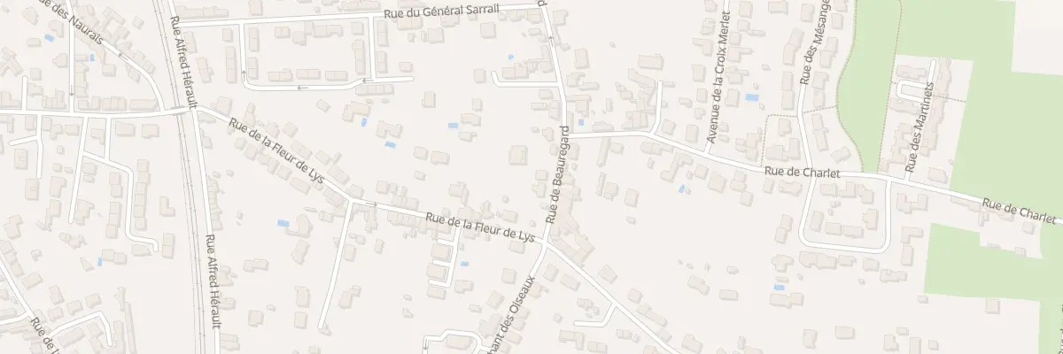 Plan du 7 Rue de Beauregard à Châtellerault