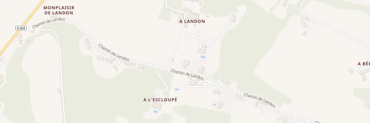 Plan du 82 Che de Landon à Auch