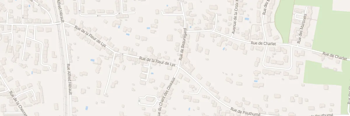 Plan du 1 Rue de Beauregard à Châtellerault
