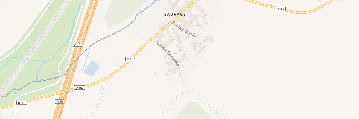 Plan du 2 Rue des Epinaudes à Pussigny