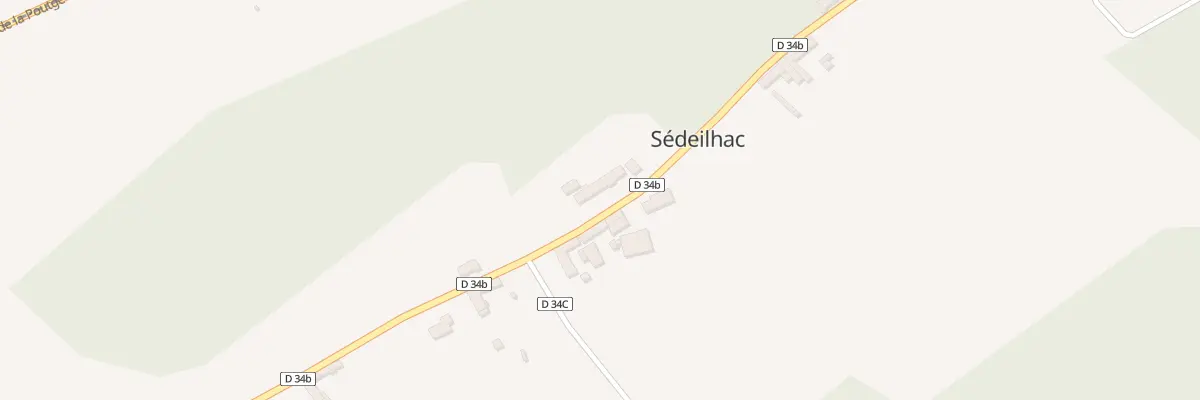Plan du 10 Bousquets à Sédeilhac