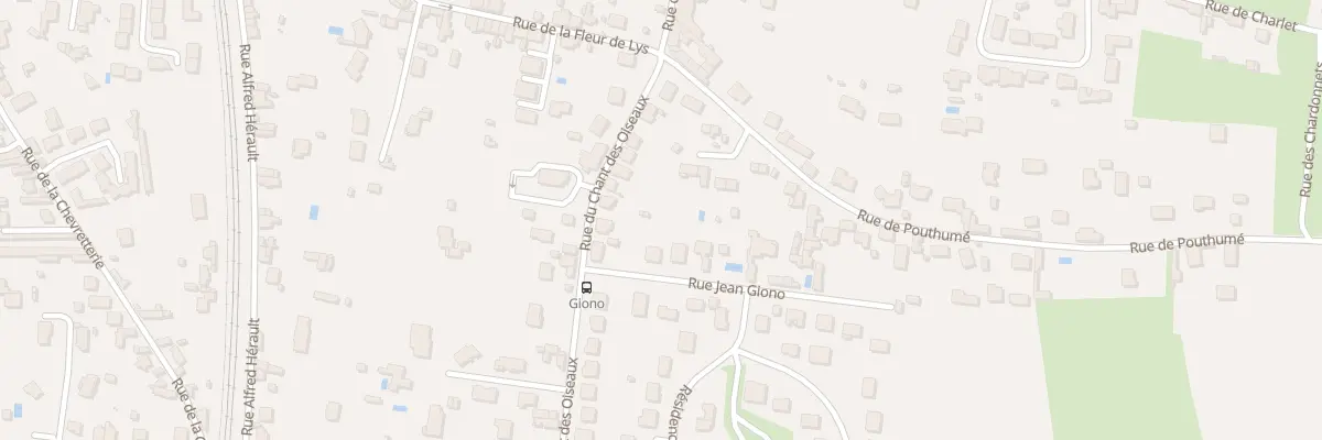 Plan du 5 Rue Jean Giono à Châtellerault