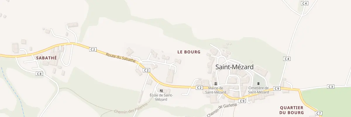 Plan du 91 Che de Marguerite à Saint-Mézard