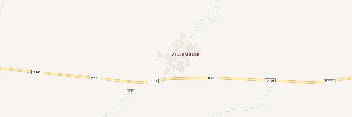 Plan du 5215 Villemblee à Bouresse
