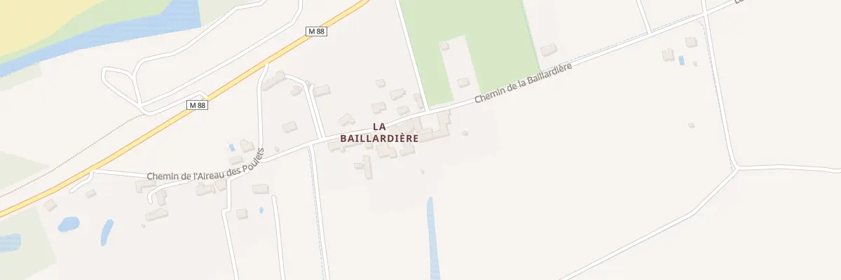 Plan du 14 Che de la Baillardière à Berthenay
