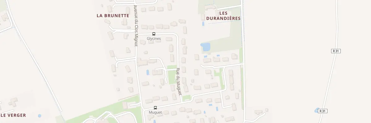 Plan du 25 Rue du Muguet à Luynes