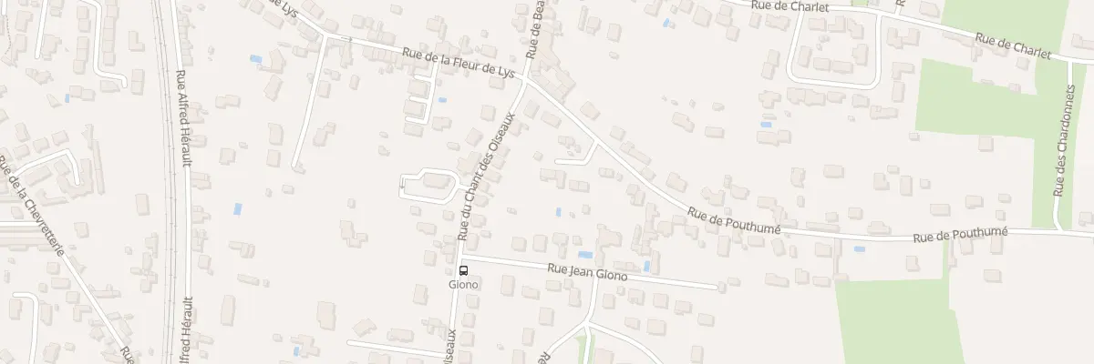 Plan du 8 Rue de Pouthume à Châtellerault