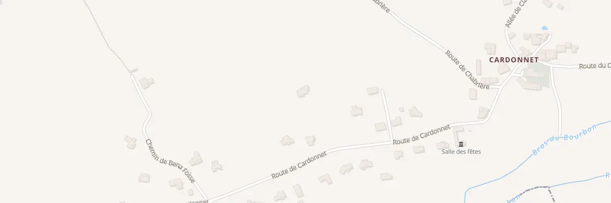 Plan du 1395 Route de Cardonnet à Saint-Hilaire-de-Lusignan