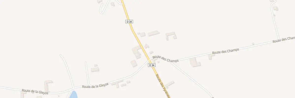 Plan du 33 Rte des Pyrénées aux Tourreilles