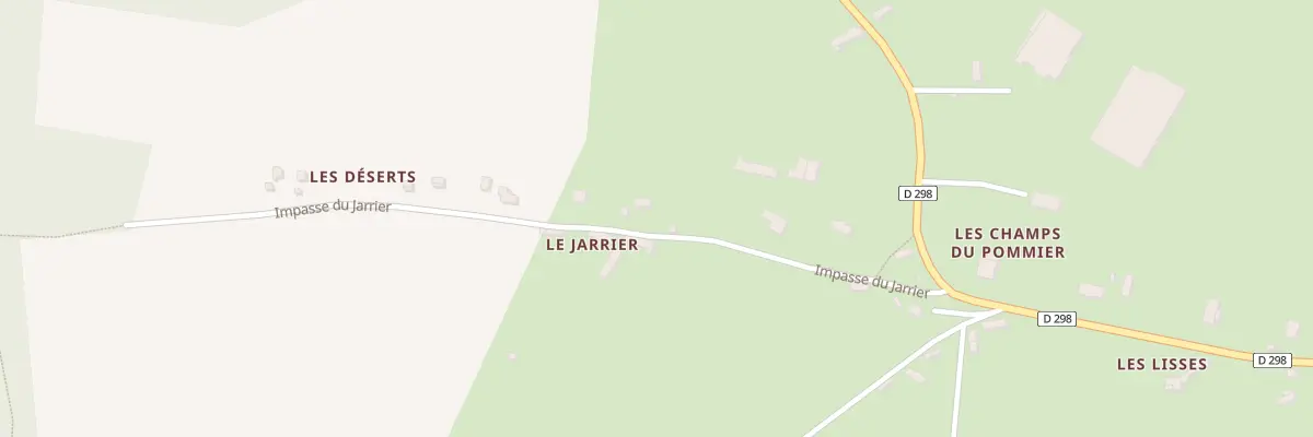 Plan du 67E Le Jarrier à Bonnefoi