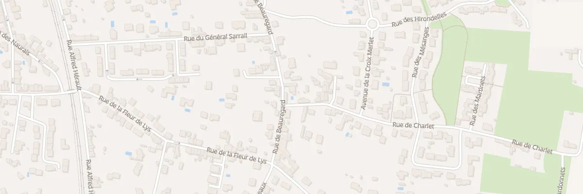 Plan du 1 Rue de Charlet à Châtellerault