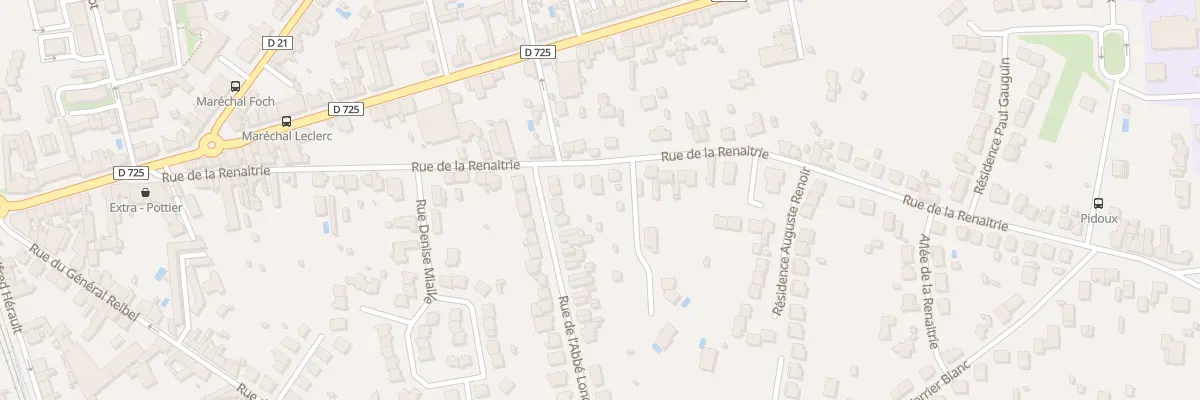 Plan du 60 Rue de la Renaitrie à Châtellerault