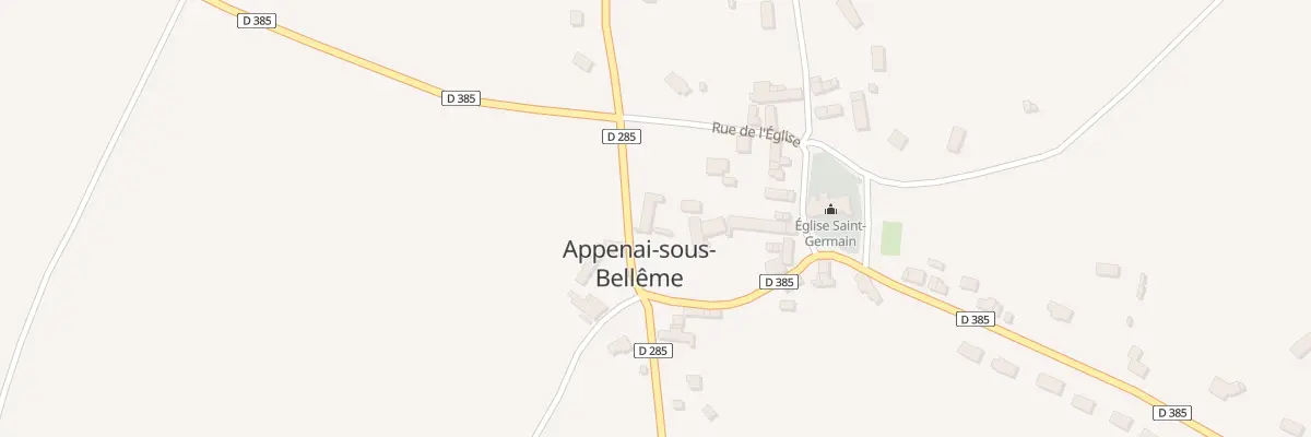 Plan du 1 Rte de Saint-Germain à Appenai-sous-Bellême