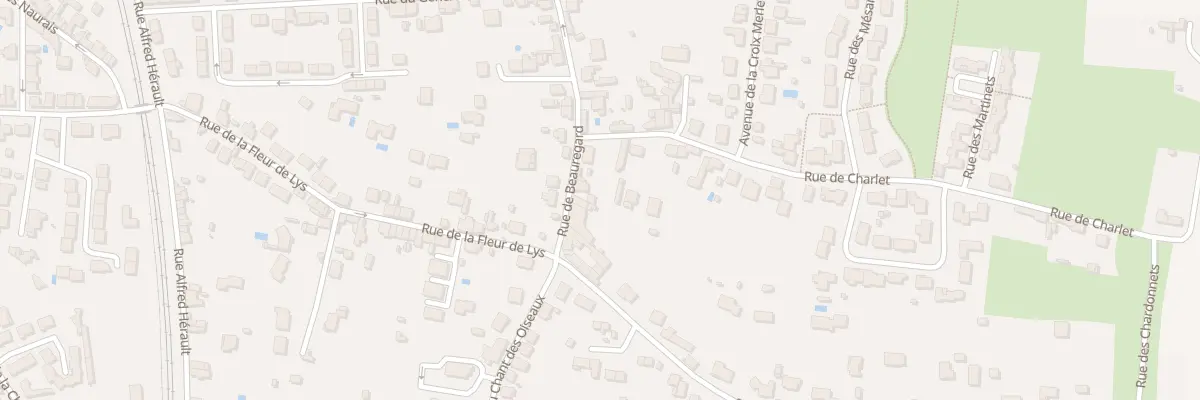 Plan du 12 Rue de Beauregard à Châtellerault