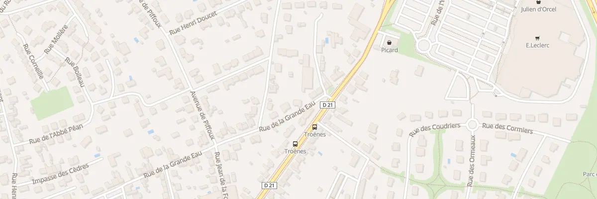 Plan du 85 Rue de la Grande Eau à Châtellerault